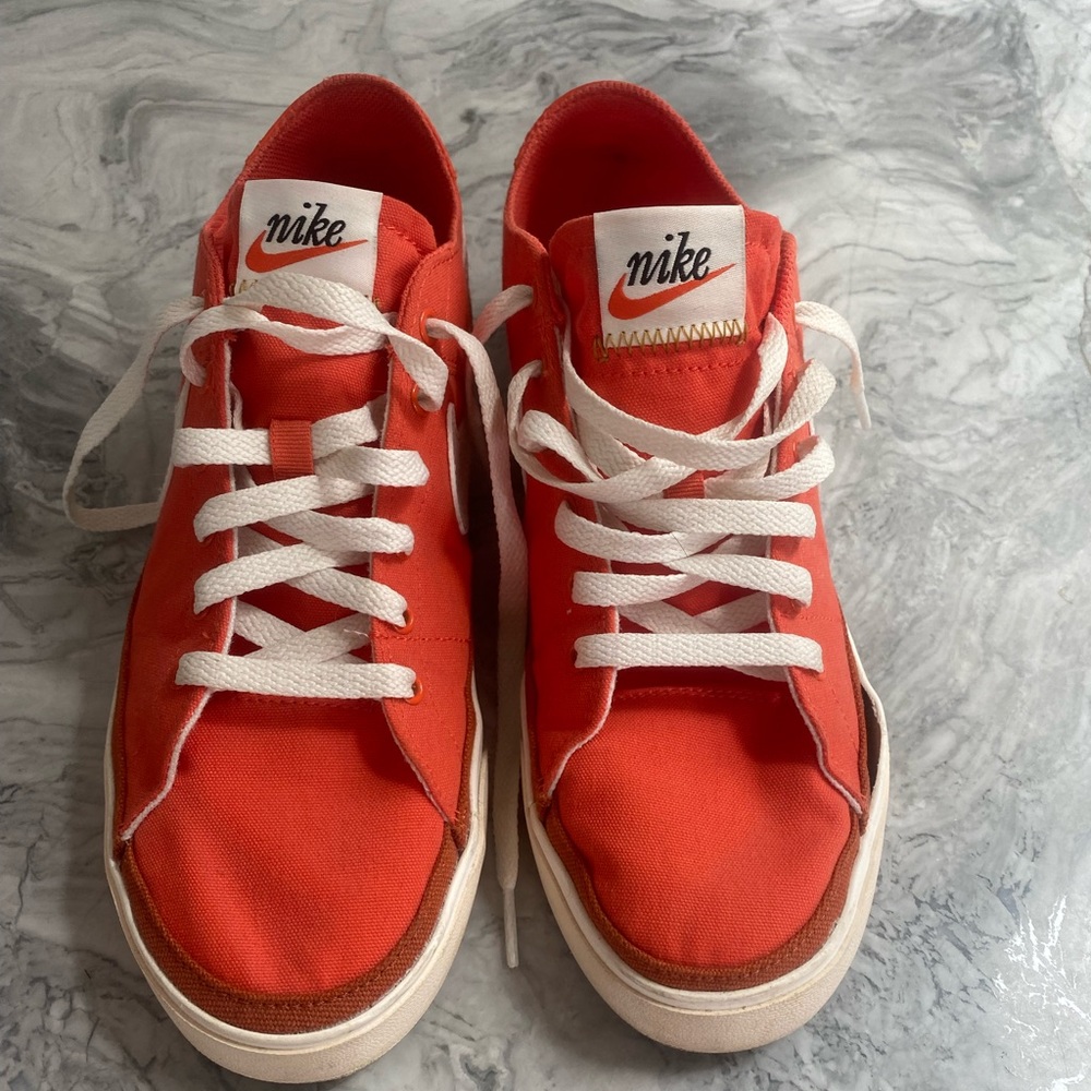 Nike Court Legacy Orange Sneakers